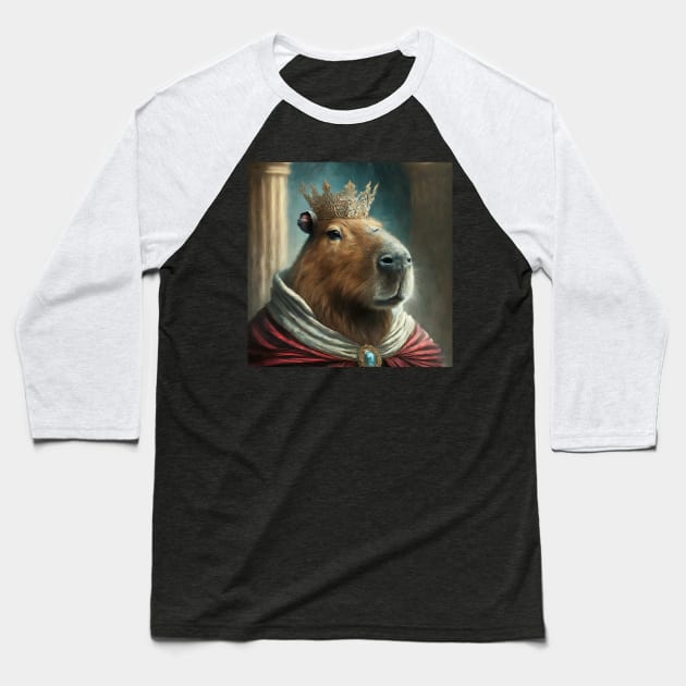 Capybara Baseball T-Shirt by Ambiguous Design Co